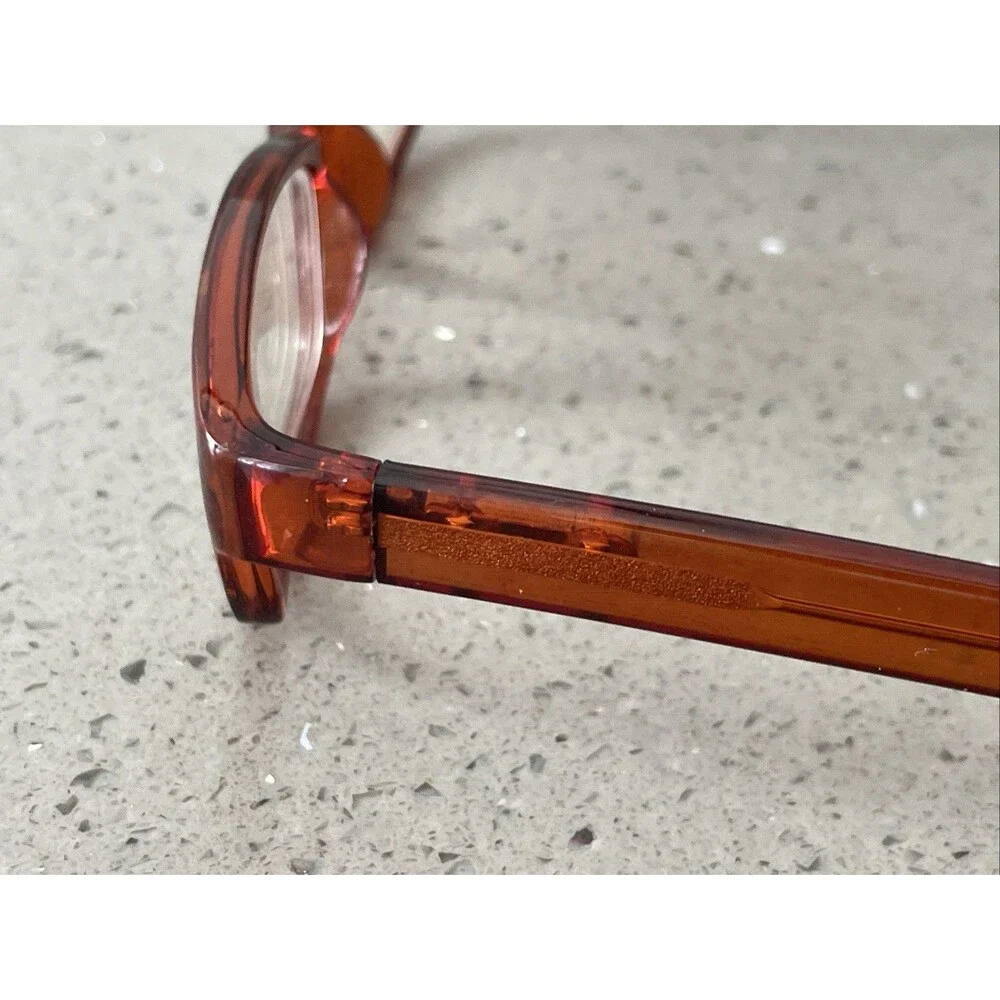 Modern Optical PLASMA BROWN 51-16-140 Plastic Full Rim Eyeglasses Frames ONLY